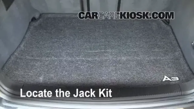 2008 Audi A3 Quattro 3.2L V6 Tires & Wheels Change a Flat Tire